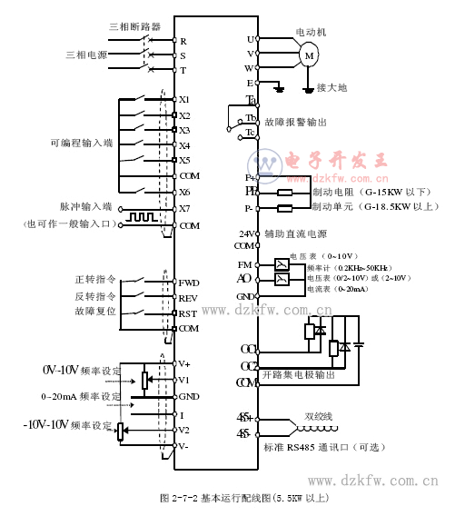 大型变频器接线图