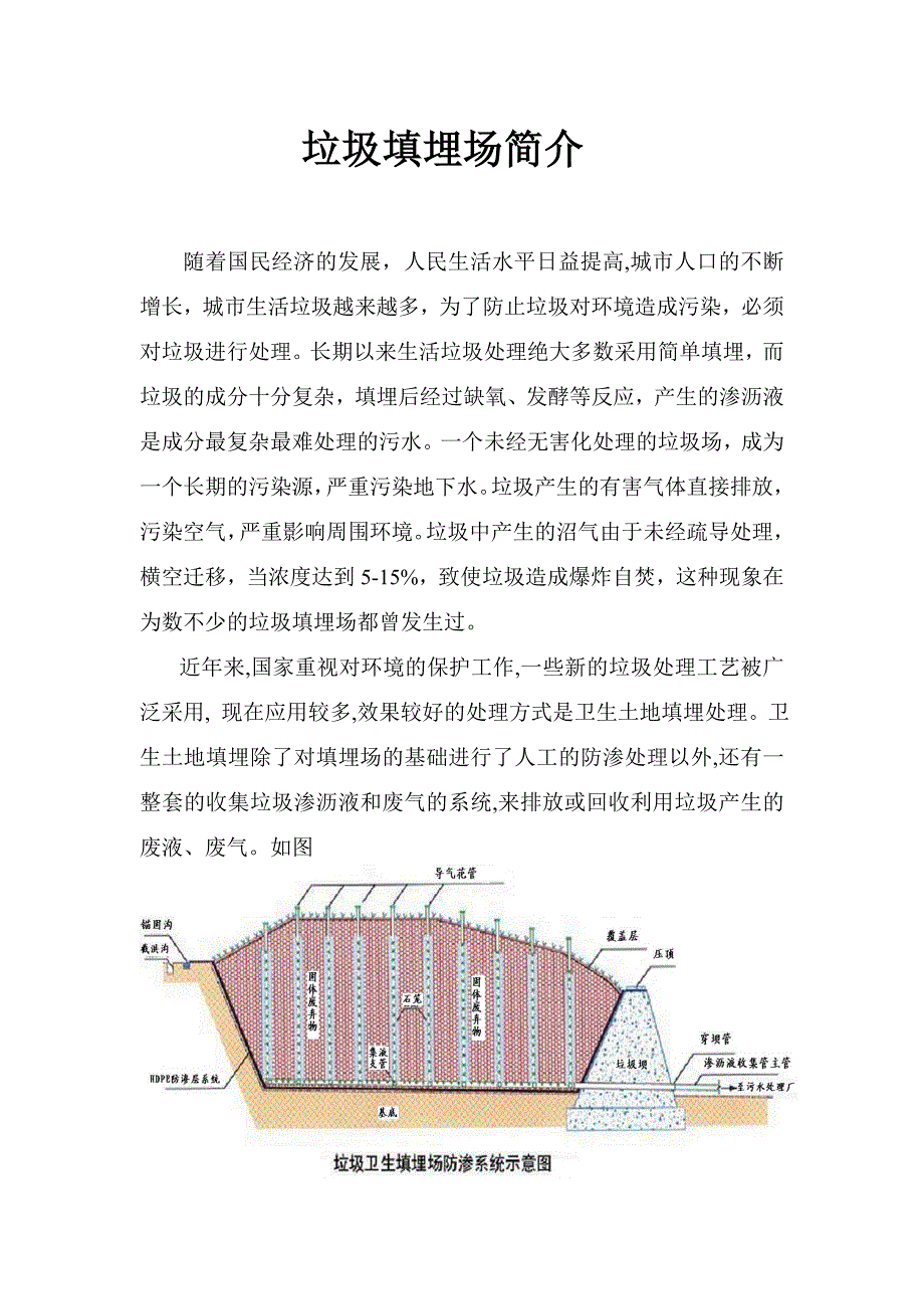 垃圾填埋场土壤治理方案