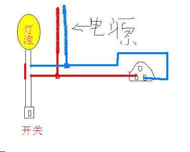 电机与射灯与水晶插头插座怎样连接在一起的