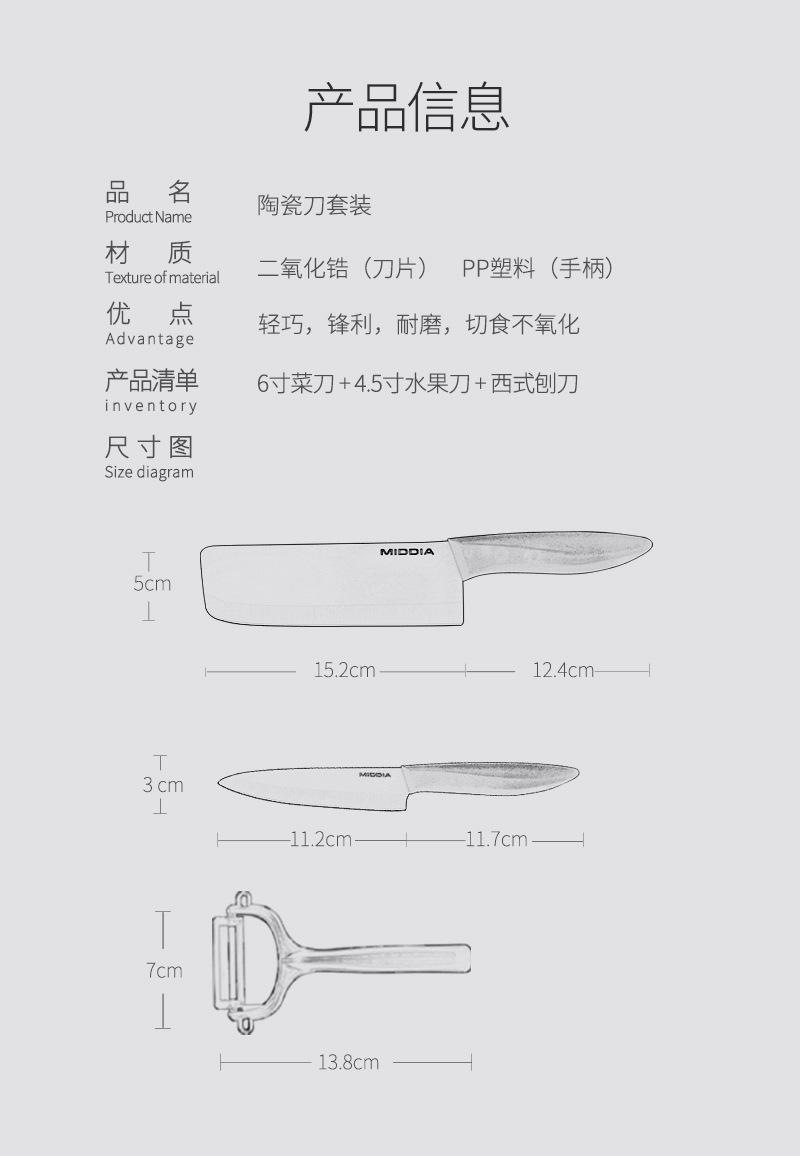 陶瓷刀结构