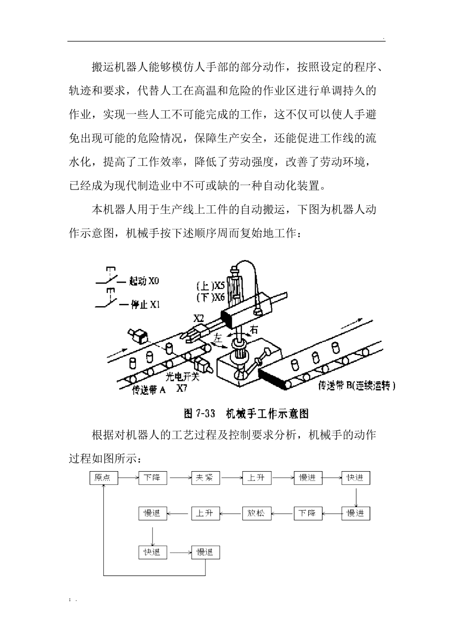 搬运机器人工作原理图