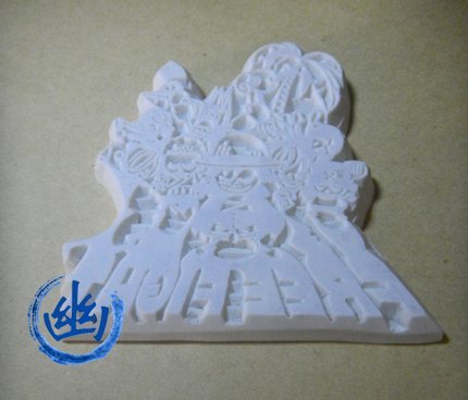 玉摆件与凹印机与纸工帽子一样吗图片