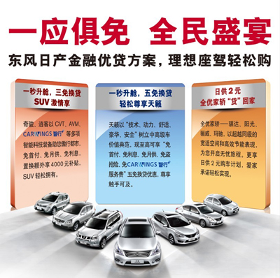日产贷款方案