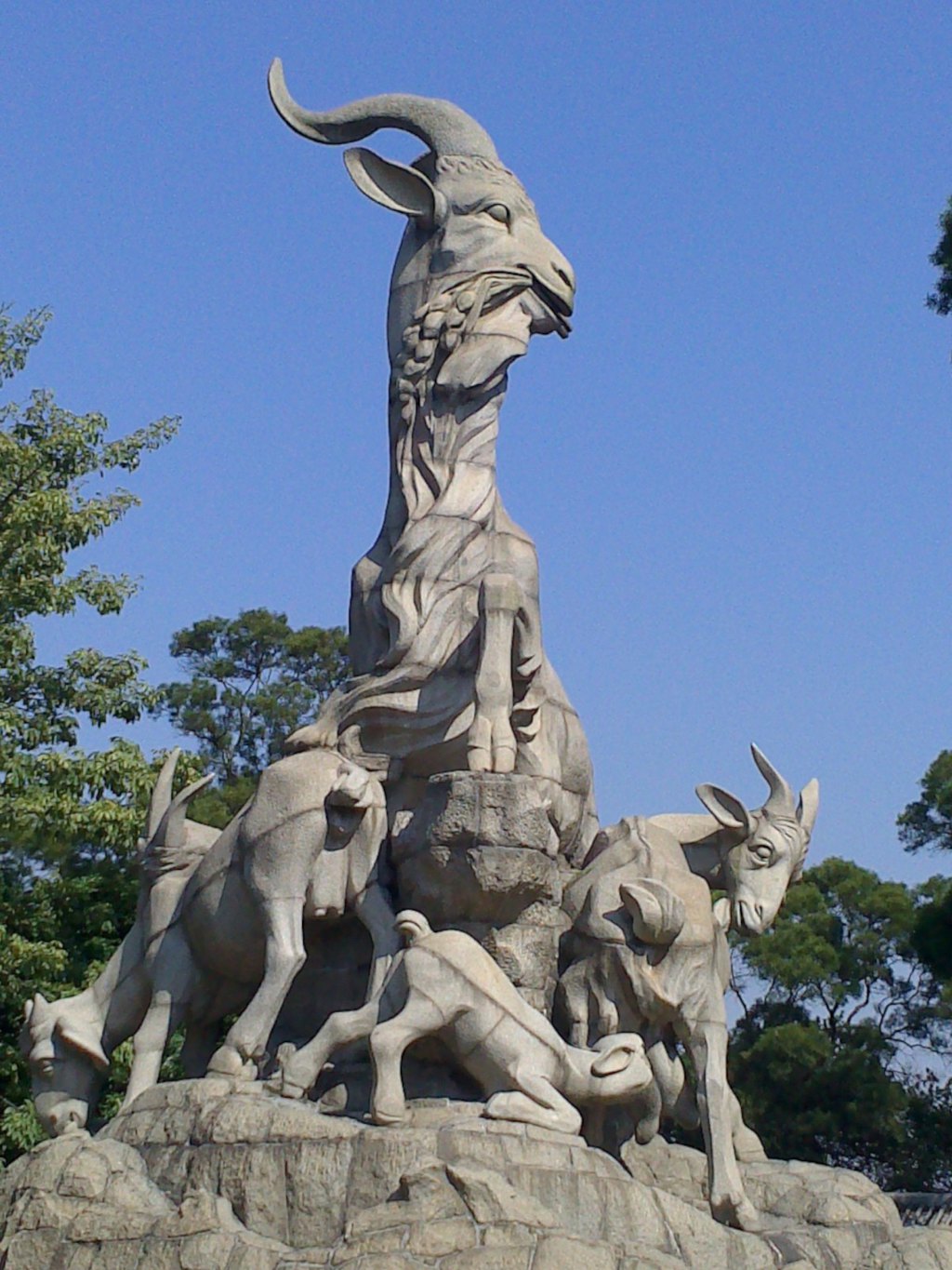 羊城的雕塑