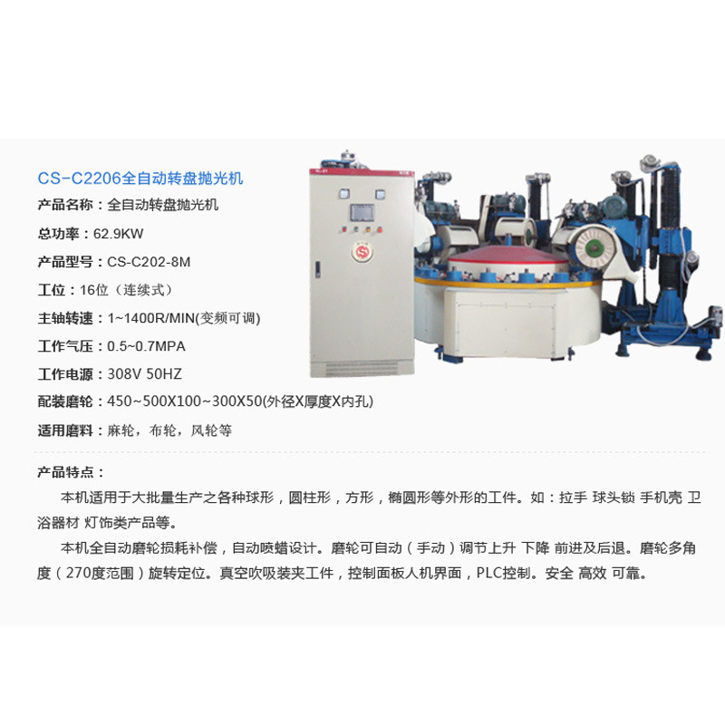 加工合作与抛光机设备参数不一致