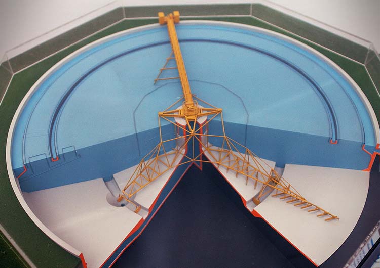 沉淀池模型