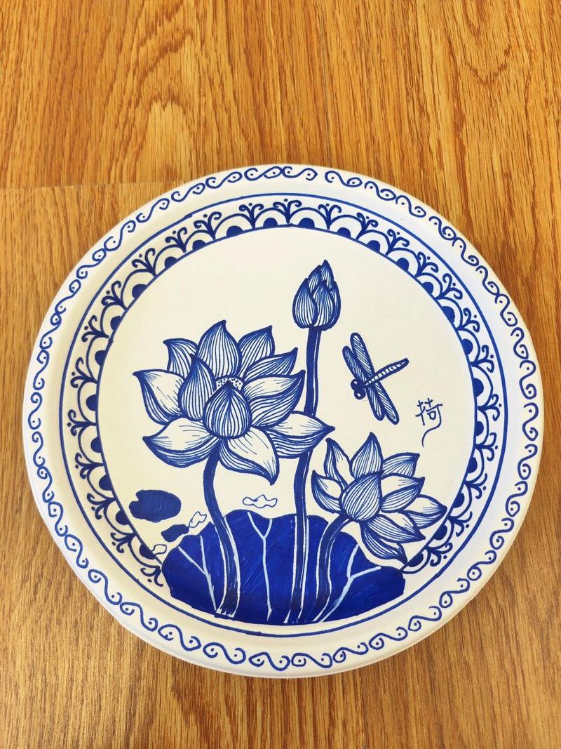 碟子青花瓷画图片大全