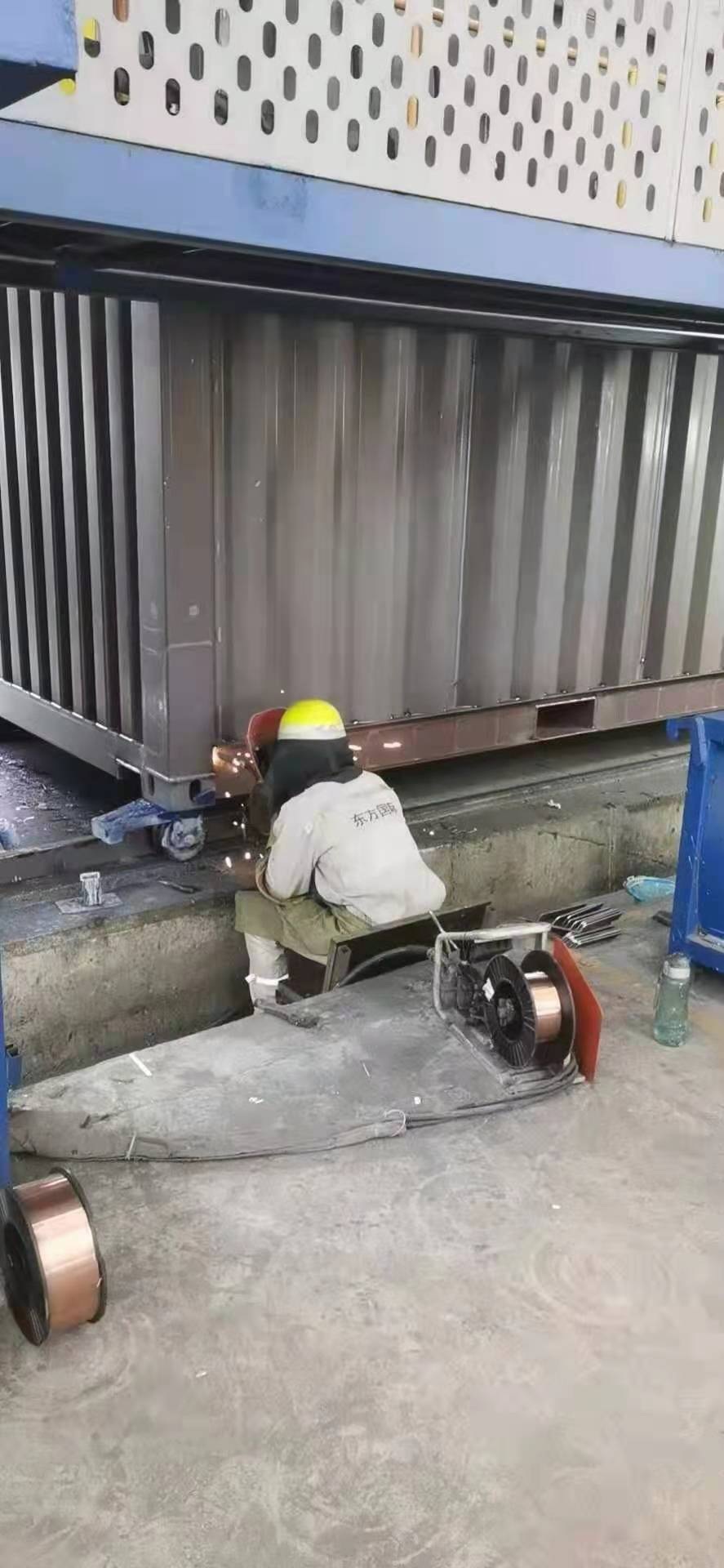 集装箱人工焊接视频