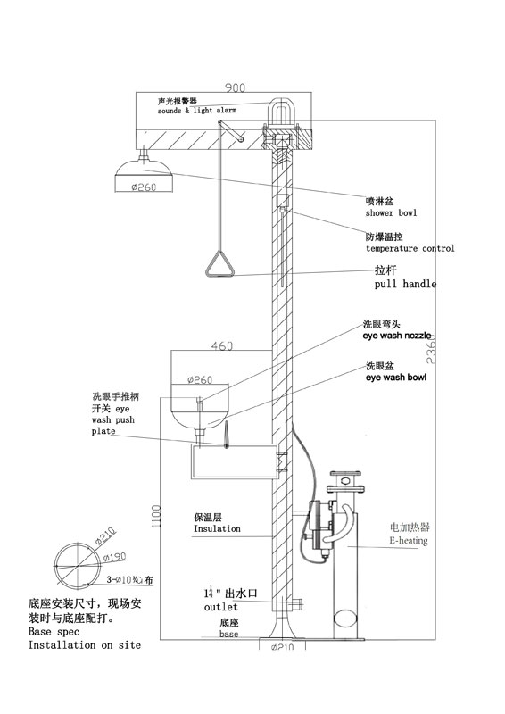 洗眼器构造